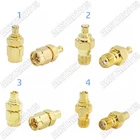 1x SMA Male Female to MCX Male Female Plug Jack Straight Adapter RF Connector