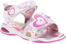 Disney Princess Light Up Sandals Shoes Girl Size 8 9 11