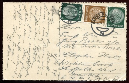 AUSTRIA St. Poelten Postcard 1939 Bahnhof Train Station - Picture 2 of 2