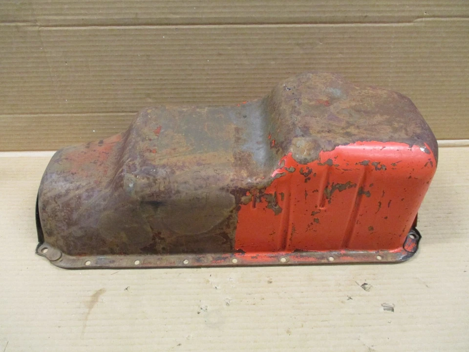 Chevrolet 1965-1969 bloque pequeño cárter de aceite de 3 pasos 327 350 Impala Belair original Foto 2 de 4