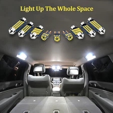 10x White Car Interior LED Lights Bulbs Kit for 2009-2013 Subaru Forester Tool