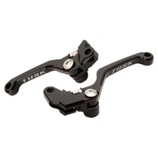 Tusk Folding Clutch /Brake Lever Set-Black-Fits: Fits: YamahaTTR230 2005–2025