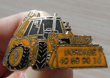 BEAU PIN'S ENGIN TP CHANTIER TRAVAUX PUBLIC CHARGEUR TRACTOPELLE BORDAGE EGF