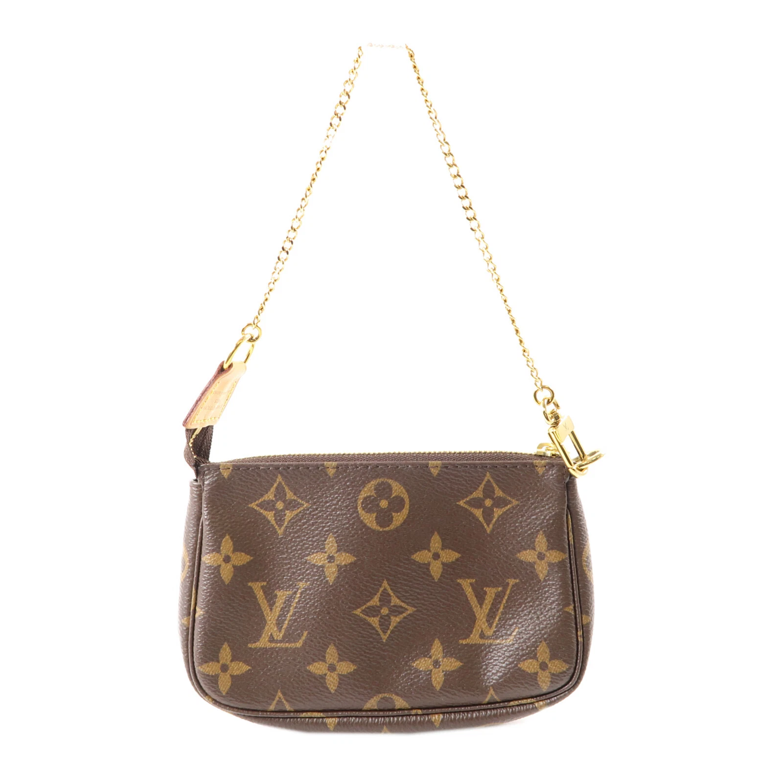 LOUIS VUITTON（LV） LOUIS VUITTON LV GHW Mini Pochette Accessori Borsa a Mano M58009 Monogram Marrone