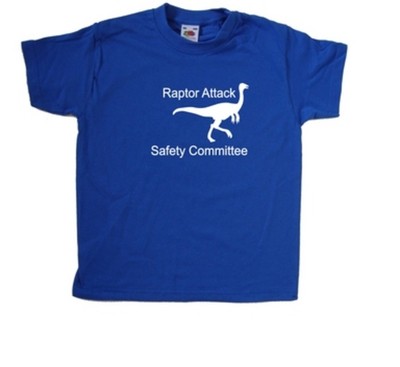 Raptor Attack Safety Committee Kinder T-Shirt