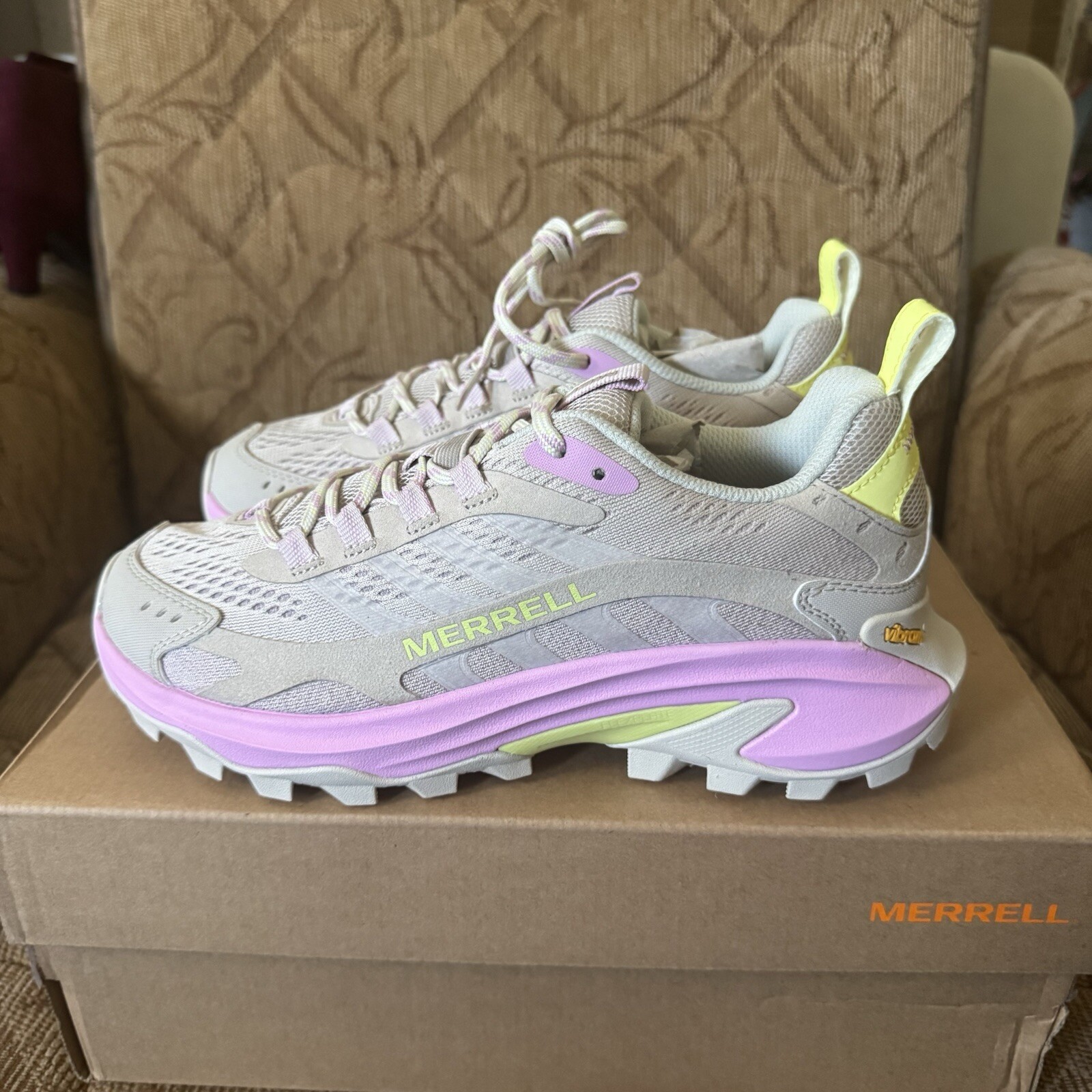 Scarpe Merrell "MOAB SPEED 2" donna taglia 7 5 escursionismo campeggio trail running nuove