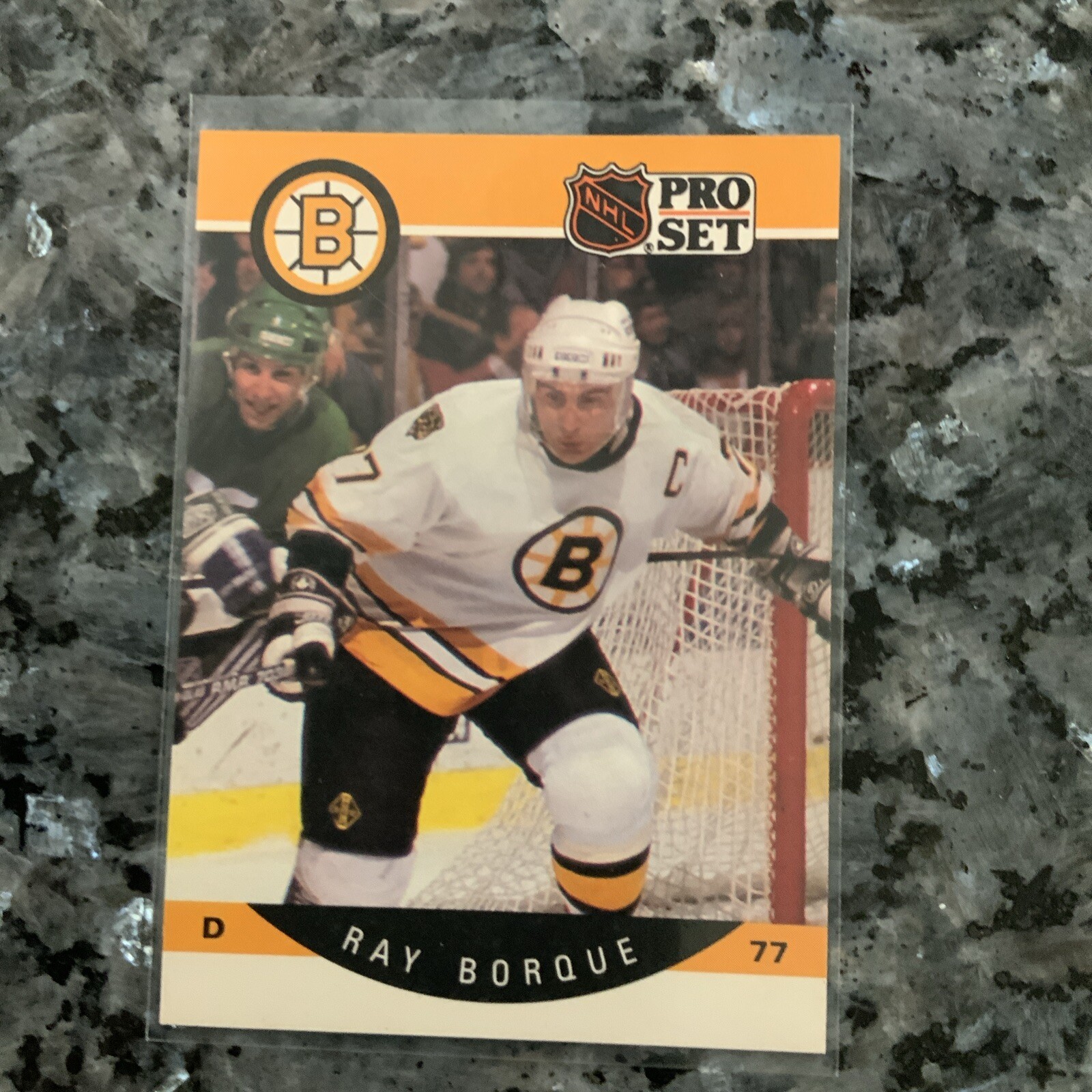 1990-91 Pro Set #1B Ray Bourque ERR/(Misspelled Borque) Variation Error ♨️♨️k