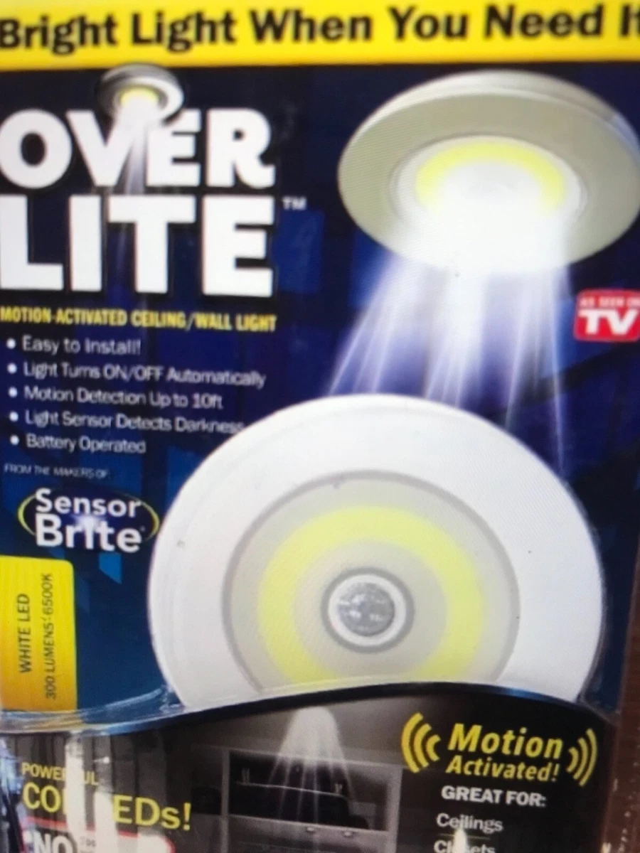 Over lite outlet motion activated light