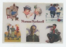 Runaway Coin Toss Gossip Sphinx Norman Rockwell Animation Lenticular Postcard