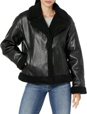 Levi's Women's Faux Leather Sherpa Lined Moto Jacket
