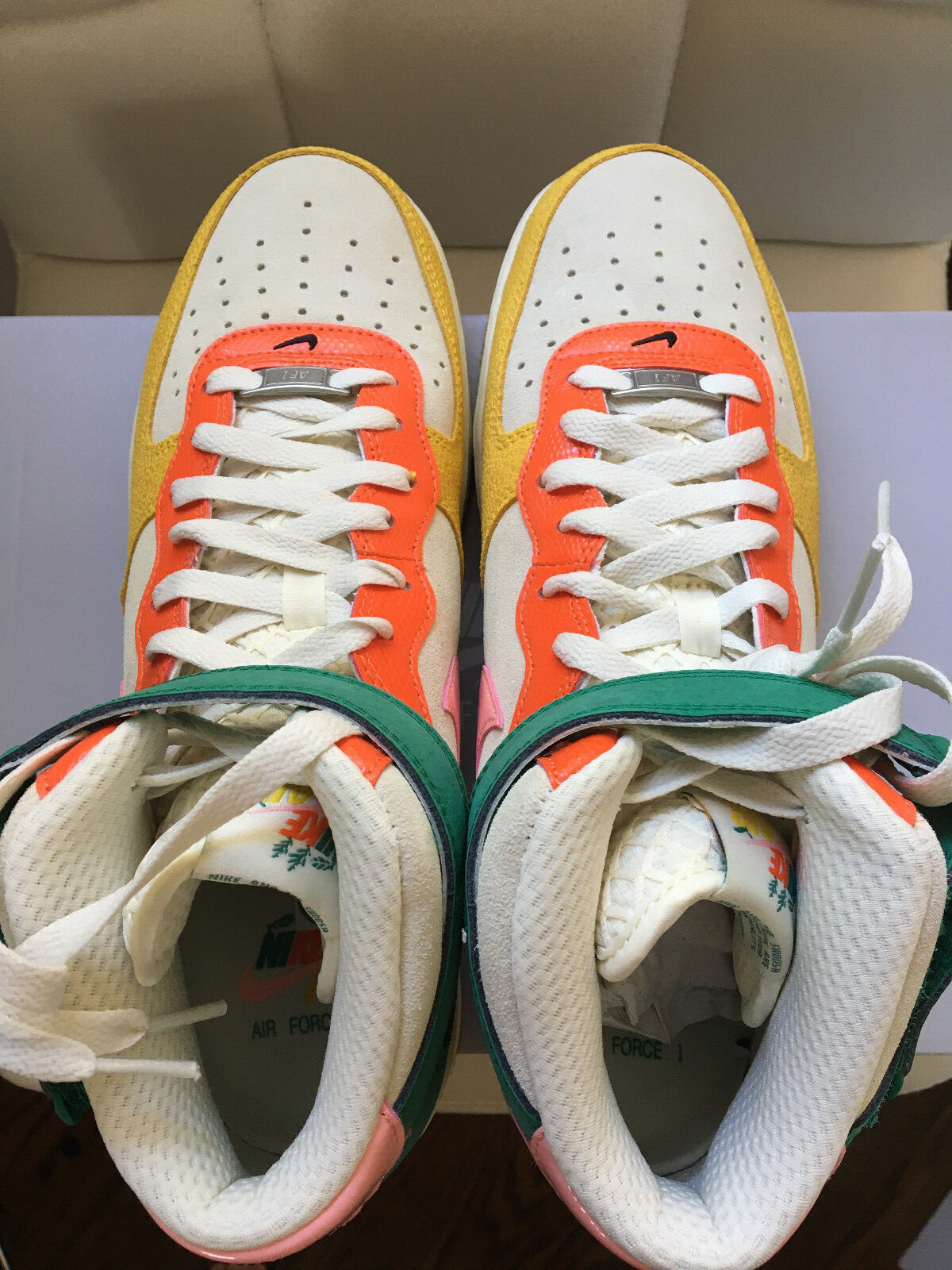 Nike Air Force 1 Mid NH Coconut Milk/Bleached Coral DR0158 100 eBay