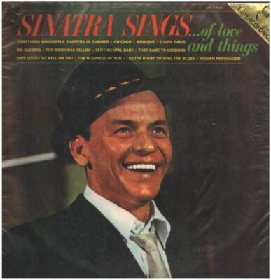 Frank Sinatra Sinatra Sings... Of Love And Things Capitol Vinyl LP