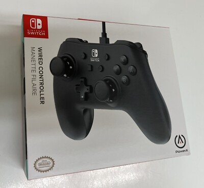SEALED Power A 1511370-01 Nintendo Switch Wired Controller - Black New