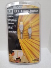 Computer essentials 8' IEEE 1394 cable 6 pin to 4 pin item no 296
