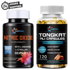 Nitric Oxide Booster Supplement,Testosterone Booster,Energy Support Capsules