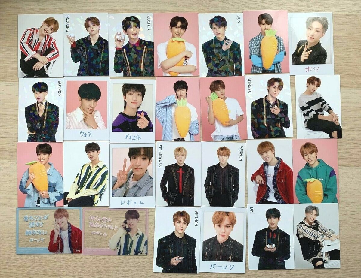 SEVENTEEN 2018 Ideal Cut in Japan official photo card SEVENTEEN 2018 Ideal Cut in Japan official photo card