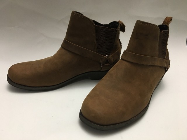 Teva Brown Leather Disstresed Ankle Booties Sz.7 S/n | eBay