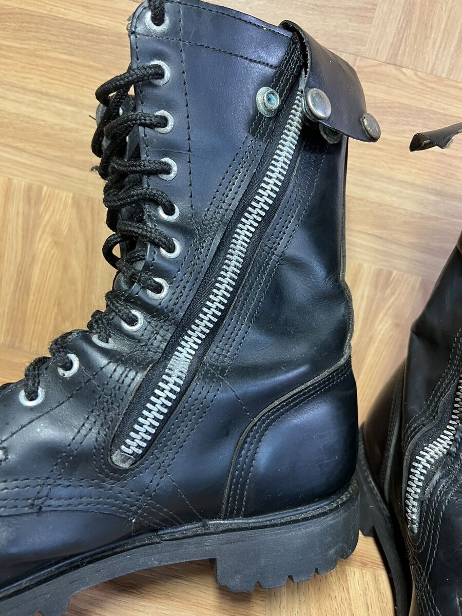 RARE🇺🇸 U.S Military Vintage Combat Boots Cap Toe Jumper Sz RARE🇺🇸 U.S Military Vintage Combat Boots Cap Toe Jumper Sz