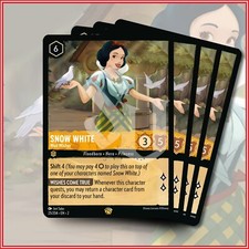 Snow White - Well Wisher #206 Prices | Lorcana Rise of the Floodborn | Lorcana  Cards