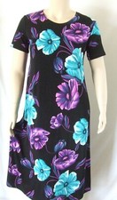 Jostar, Travel Knit Dress, long A-Line, S/S, Stretchy NO-IRON poly/span. 099