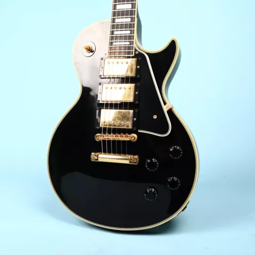 2007 Gibson Les Paul Custom Black Beauty 3 Humbucker Electric Guitar