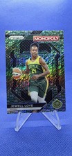 JEWELL LOYD 2024 WNBA PRIZMS Monopoly Green Shimmer Card # 14/20