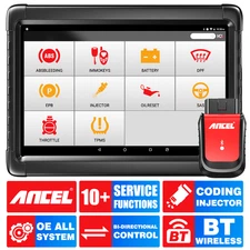 ANCEL X6 OBD2 Scanner Bluetooth Full System Auto Diagnostic Scan Tool ECU Coding