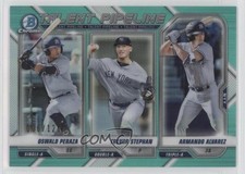 2021 Bowman Talent Pipeline Aqua Refractor /125 Trevor Stephan Oswald Peraza 3f4