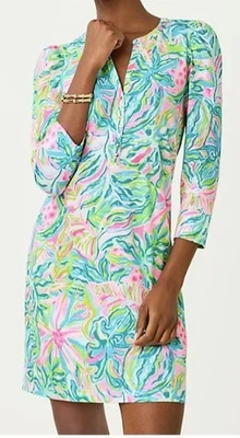 Lilly Pulitzer Marlie Dress XL One in a Melon NWT! 3/4 Sleeve Knit Stretch - Image 1 of 4