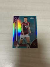 2025-26 Topps Chrome Ollie Scarles West Ham United Aqua 215/299