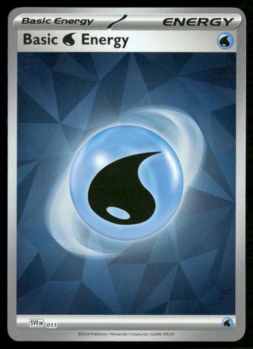 Basic Water Energy - 011 Scarlet & Violet Energies 11 C Holo Pokémon — English