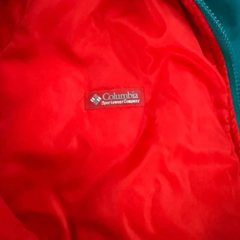Vintage Columbia Outdoor Jacket L 90s Reversible Windbreaker Blue Red - Image 4 of 4