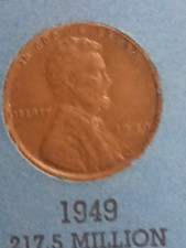 1949 P Lincoln Wheat Centpenny Ag927 1949 P Lincoln Wheat Centpenny Ag927