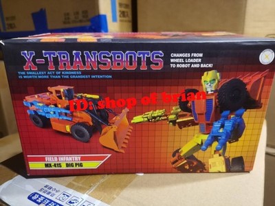 Auf Lager Neu XTransbots MX-41S Dig-Pig Scoop mit Puncture&Trackshot Actionfigur
