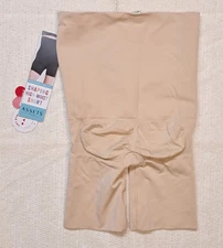 Assets By Spanx Women's Large Thintuition Shaping Mid-Thigh Slimmer Beige
