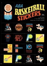 1971-72 Topps BASKETBALL ABA Team Logos #23a  SP HIGHER GRADE