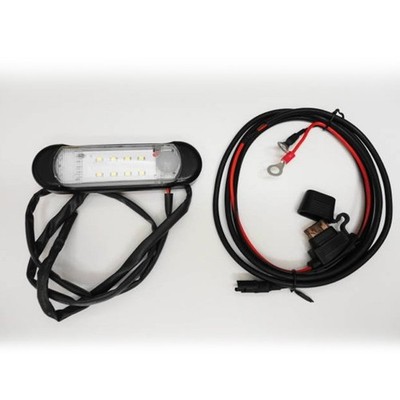  12V LED Compartment / Dome Light with On-off Switch and Battery Fused Harness