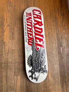 Anti-Hero Misprint John Cardiel Skateboard Signé par Cardiel Anit-Héro