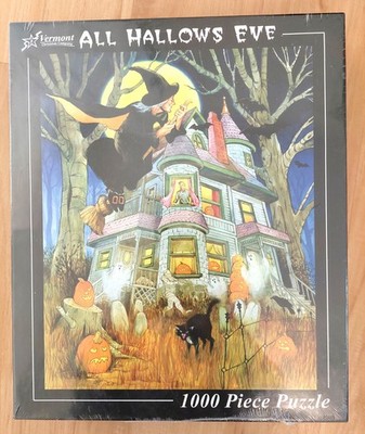 All Hallows Eve 1000 PIECE JIGSAW PUZZLE by VERMONT CHRISTMAS ~ NEW & SEALED