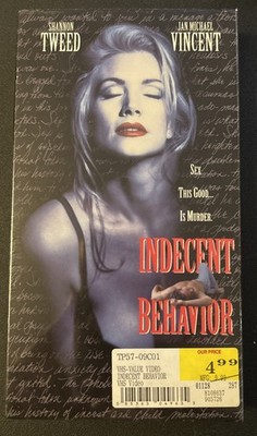Indecent Behavior (1993) VHS   Magic Hour / Atlantic Group - Sealed 