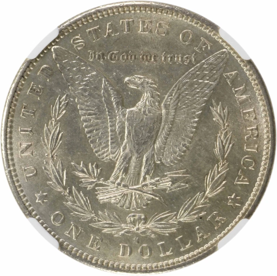1883-S Morgan Silver Dollar MS60 NGC - Image 4 of 4