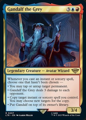x1 Gandalf the Grey R MTG The Lord of the Rings: Tales of Middle-Earth M/NM, Eng