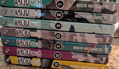 Kaiju No 8 Manga Lot 7-13, English, VG.