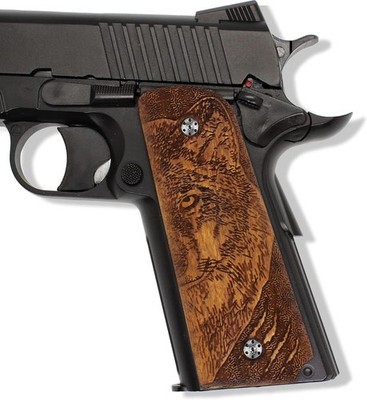 URAY 1911 Full Size Grips, Super Quality CNC/Handcrafted Hybrid American Flag an