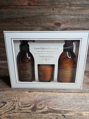 Threshold - Candle, Hand Soap & Lotion Set - Warm Cider & Cinnamon