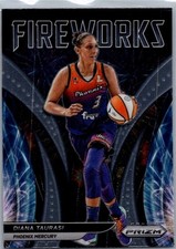 DIANA TAURASI FIREWORKS WNBA CARD PRIZM 