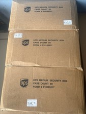 LOT OF 50- 12" x 10" x 3" Corrugated Kraft Mail Shipping Box FREE SHIP Cardboard