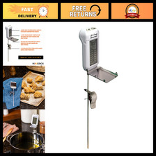 Digital Deep Fry Candy Thermometer - 14 Settings, 8" Stainless Steel Probe, La