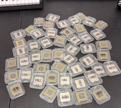 Large Lot of Various Intel CPU Processors