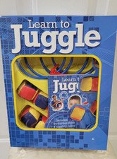 Learn to Juggle Kit Juggling Balls Rings Instruction Book plus Bag